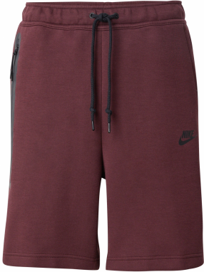 Nike Sportswear Nohavice 'TCH FLC'  burgundská