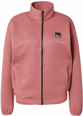 JACK WOLFSKIN Funkčná flisová bunda 'MOGARI'  svetločervená