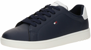 TOMMY HILFIGER Tenisky  tmavomodrá / biela