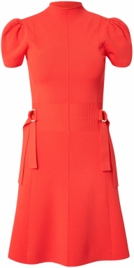 3.1 Phillip Lim Pletené šaty  oranžovo červená