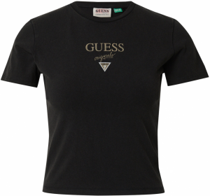 GUESS Originals Tričko  olivová / čierna / biela