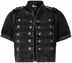 The Kooples Prechodná bunda  čierna