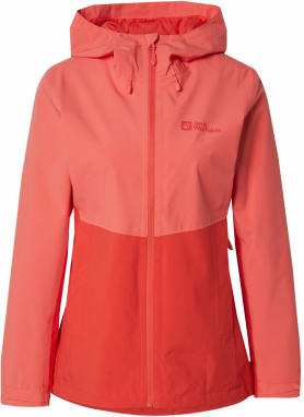 JACK WOLFSKIN Outdoorová bunda 'Weiltal'  homárová / lososová