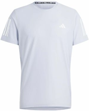ADIDAS PERFORMANCE Funkčné tričko 'Own the Run'  pastelovo modrá / biela
