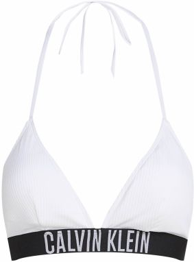 Calvin Klein Swimwear Bikinový top 'Intense Power'  svetlosivá / čierna / biela