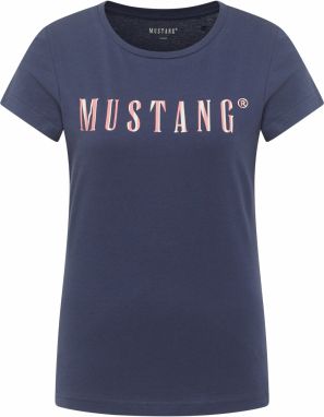 MUSTANG Tričko 'LOA'  indigo / pitaya / biela
