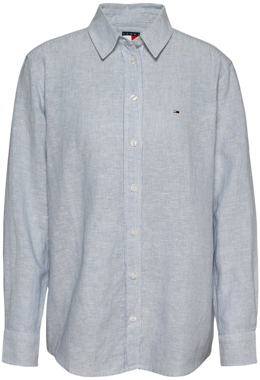 Tommy Jeans Blúzka  opálová / biela