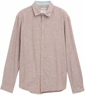 TOM TAILOR Košeľa  mokka