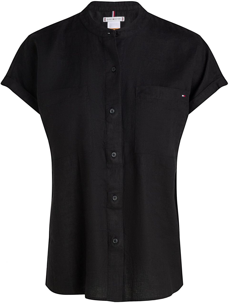 TOMMY HILFIGER Blúzka 'ESS'  čierna