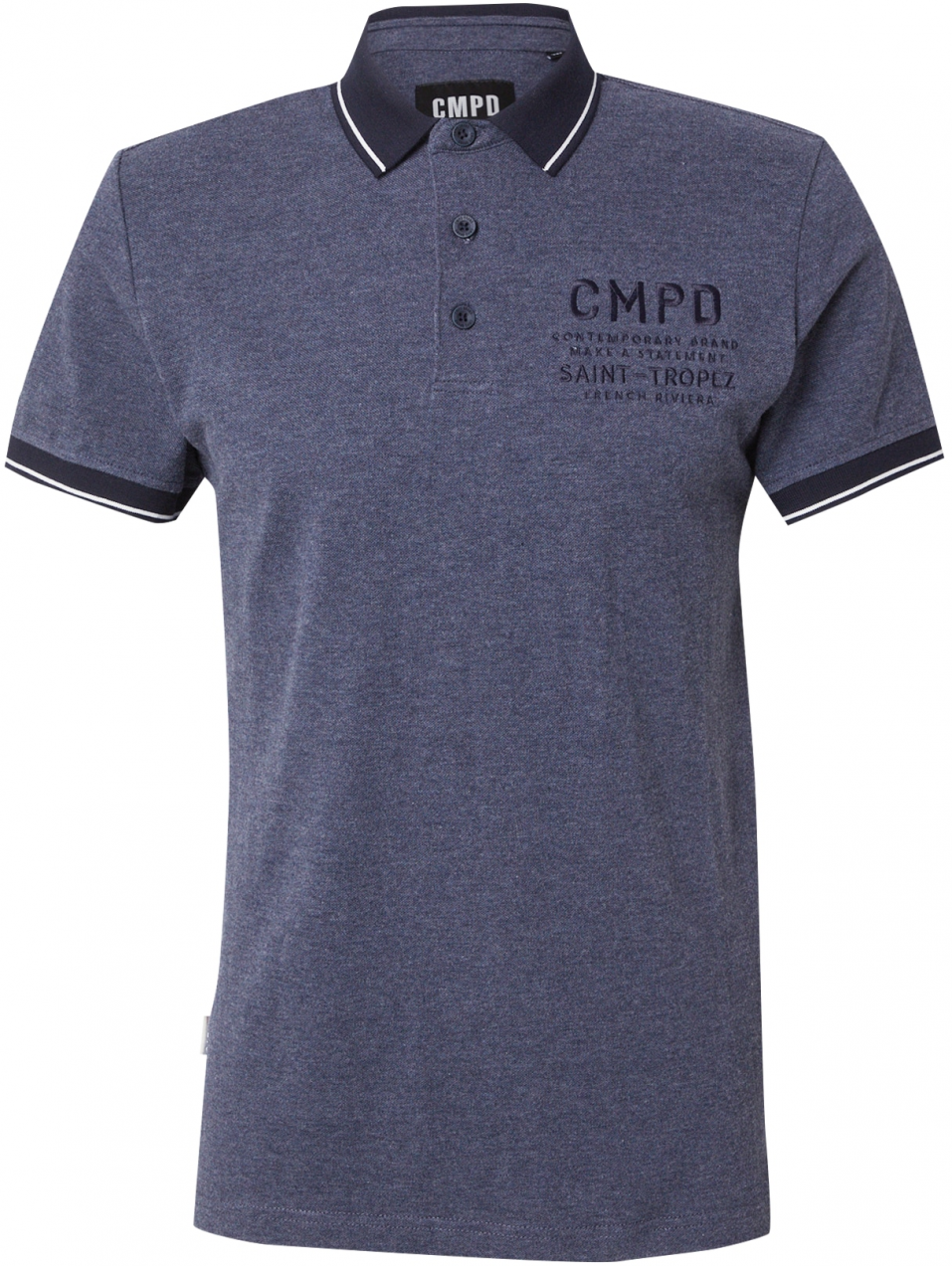CMPD Tričko  námornícka modrá / tmavomodrá / biela