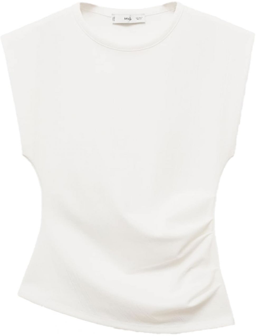 MANGO Top 'IRMA'  šedobiela