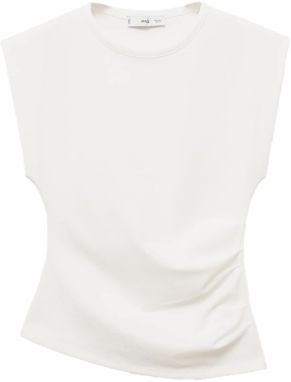 MANGO Top 'IRMA'  šedobiela