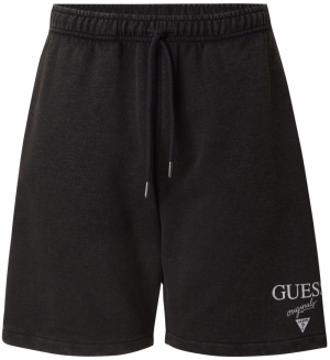 GUESS Originals Nohavice 'GO'  svetlosivá / čierna