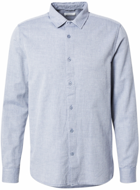 KnowledgeCotton Apparel Košeľa  modrosivá