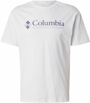 COLUMBIA Tričko  námornícka modrá / svetlosivá / biela