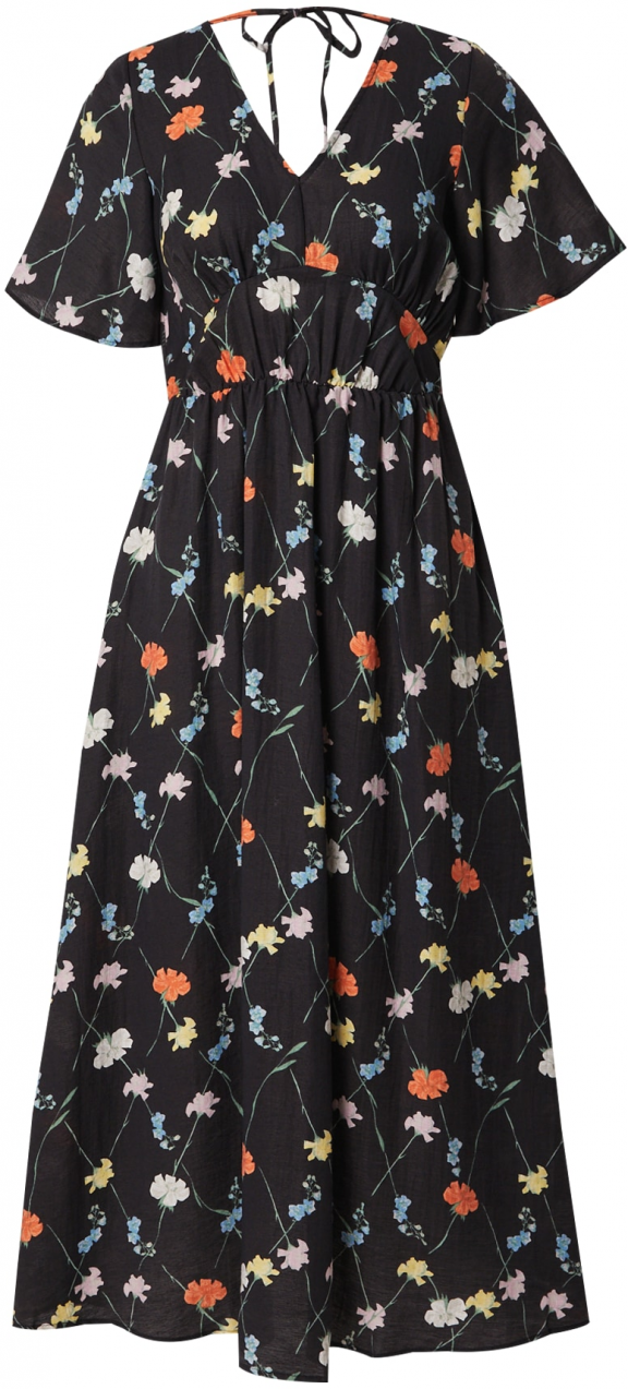 VERO MODA Letné šaty 'VMFLORA OLGA'  čierna
