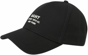 GANT Čiapka  čierna / biela
