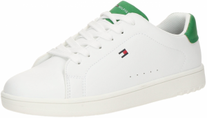 TOMMY HILFIGER Tenisky  zelená / biela