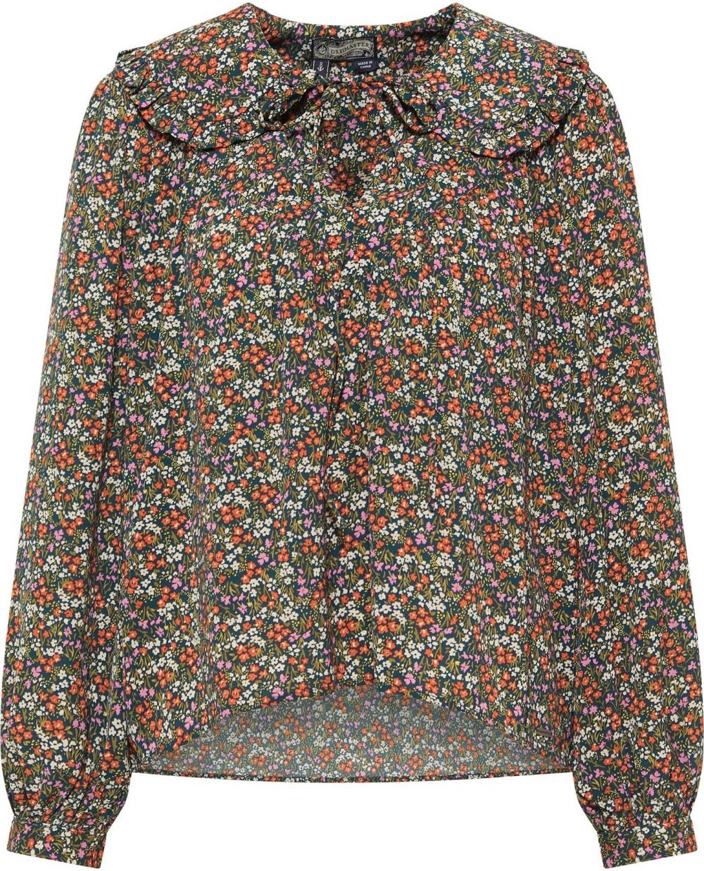 DreiMaster Vintage Blúzka  zelená / fialová / červená / čierna / biela