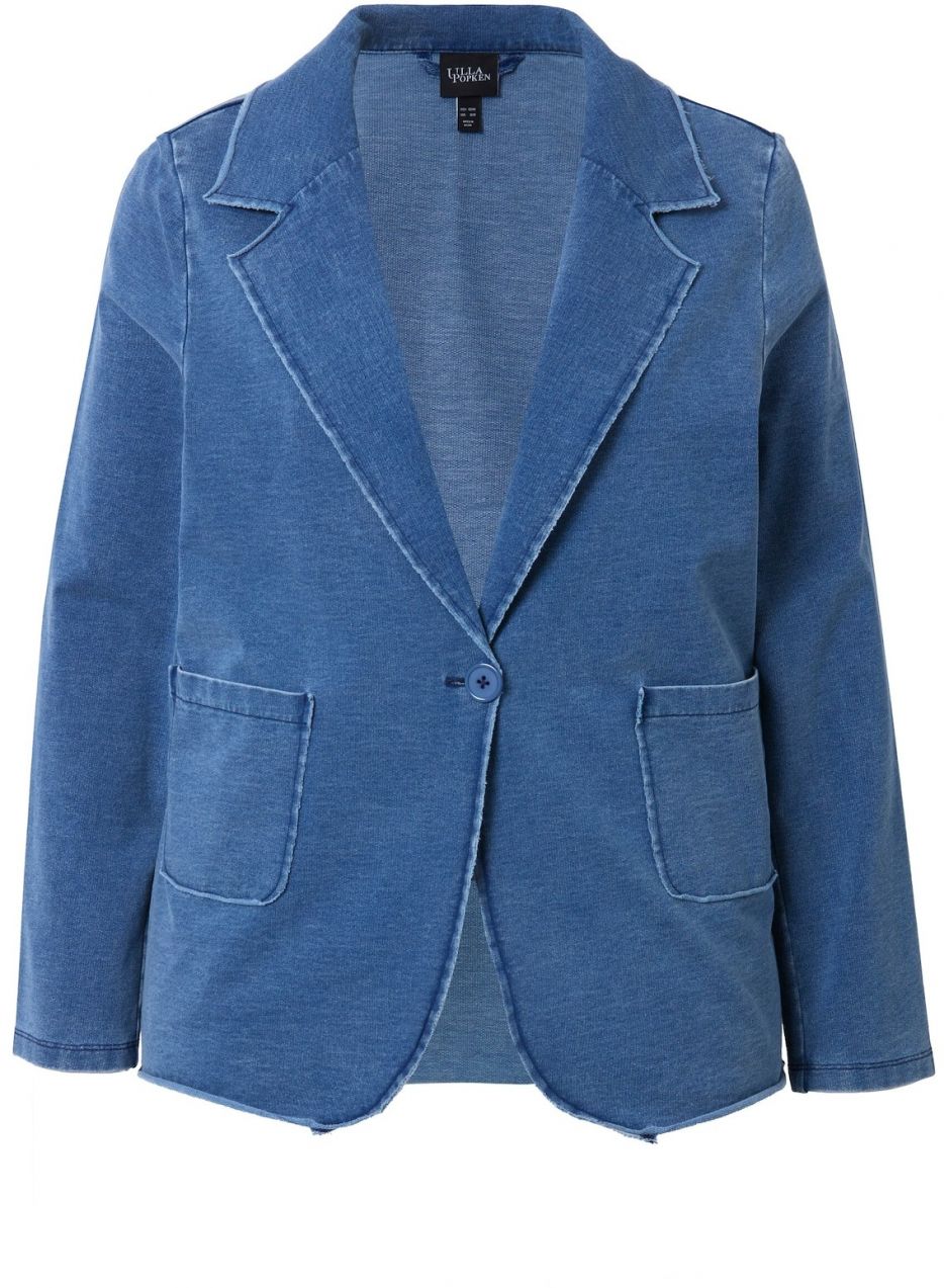 Ulla Popken Blejzer  modrá denim