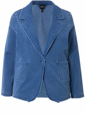 Ulla Popken Blejzer  modrá denim