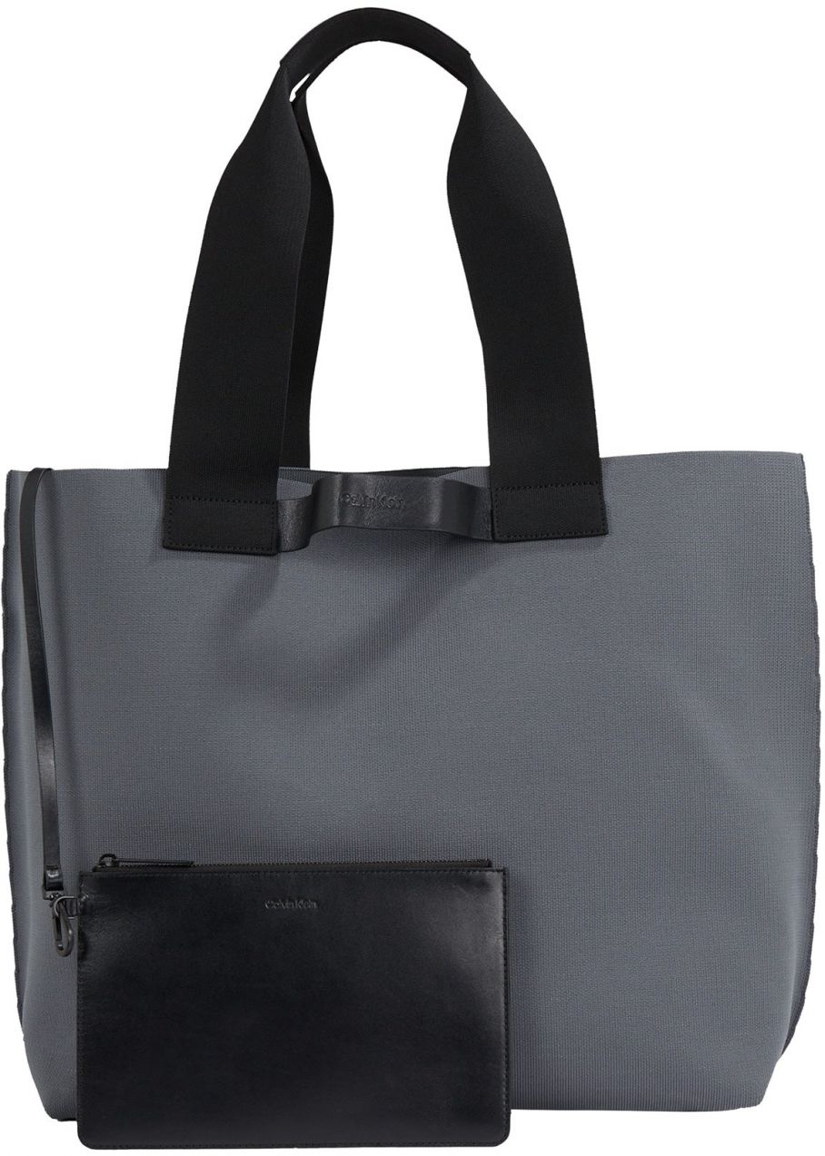 Calvin Klein Shopper  dymovo modrá / čierna