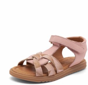 BISGAARD Sandále 'Felicia'  brokátová / rosé