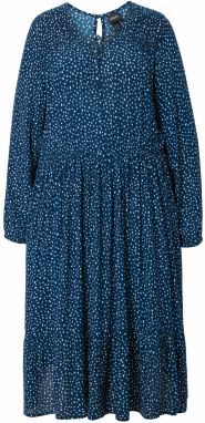Ulla Popken Šaty  tmavomodrá / biela