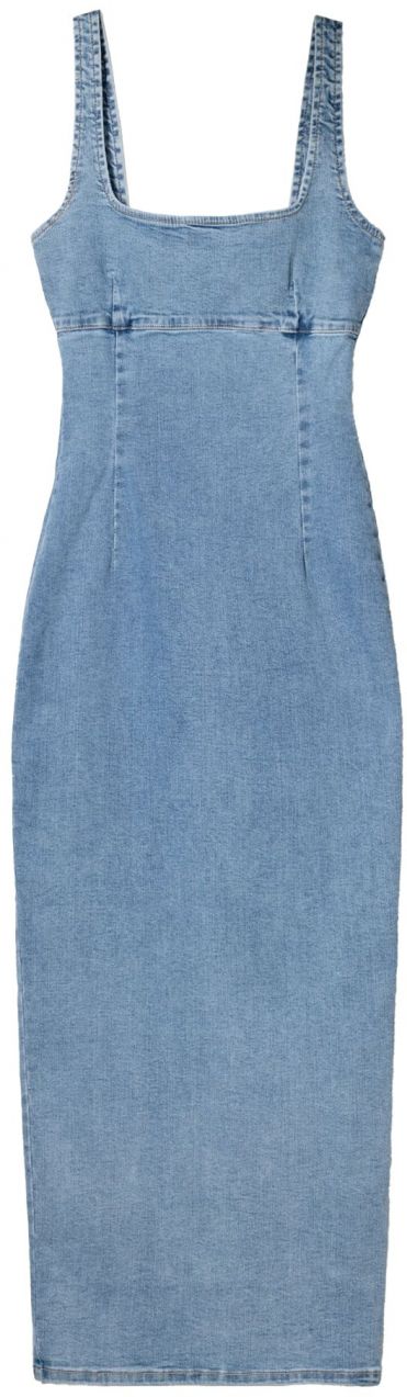 Bershka Šaty  modrá denim