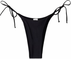 Bershka Bikinové nohavičky  čierna
