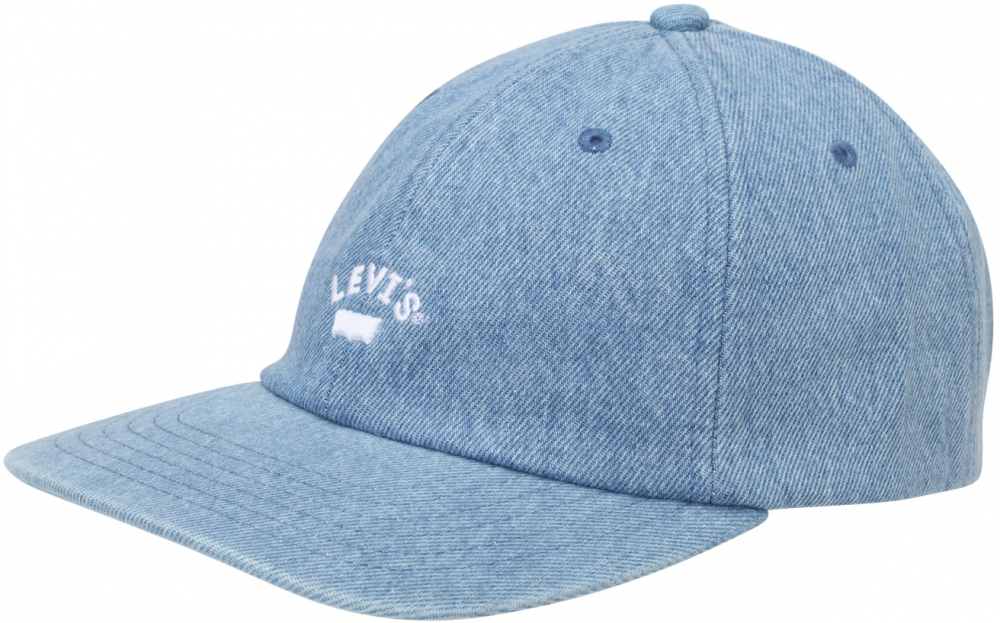 LEVI'S ® Čiapka 'LAZY GIRL'  modrá denim / krvavo červená / biela