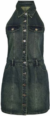 Noisy may Košeľové šaty 'NMLARDIE'  modrá denim