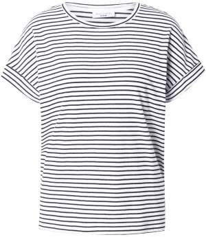Marc O'Polo DENIM Tričko  tmavomodrá / biela