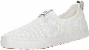 TT. BAGATT Slip-on obuv  strieborná / biela