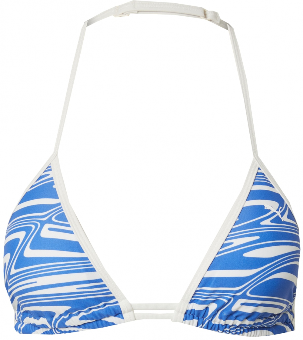 PUMA Bikinový top  modrá / biela