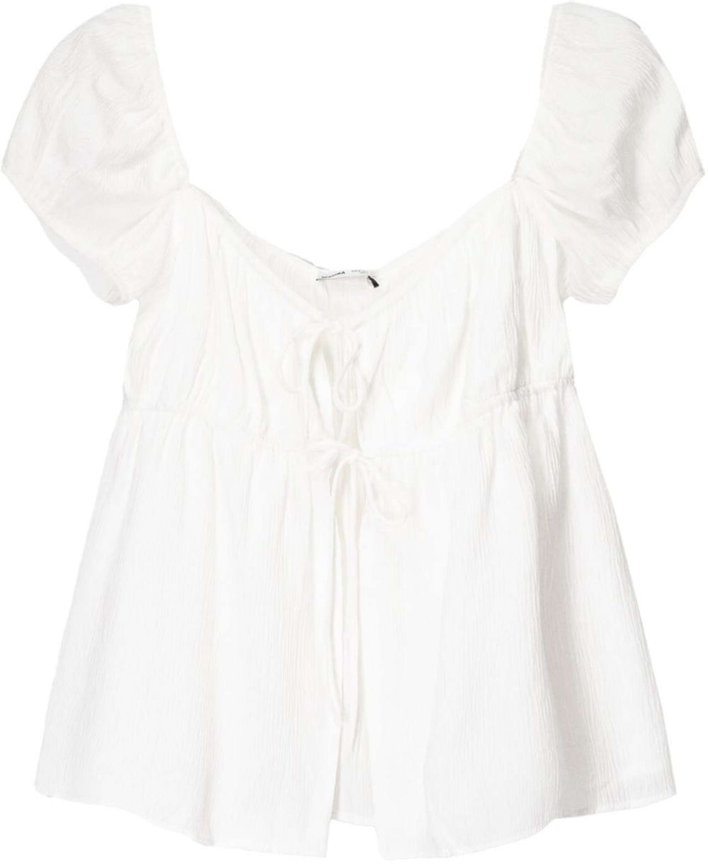 Bershka Blúzka  biela