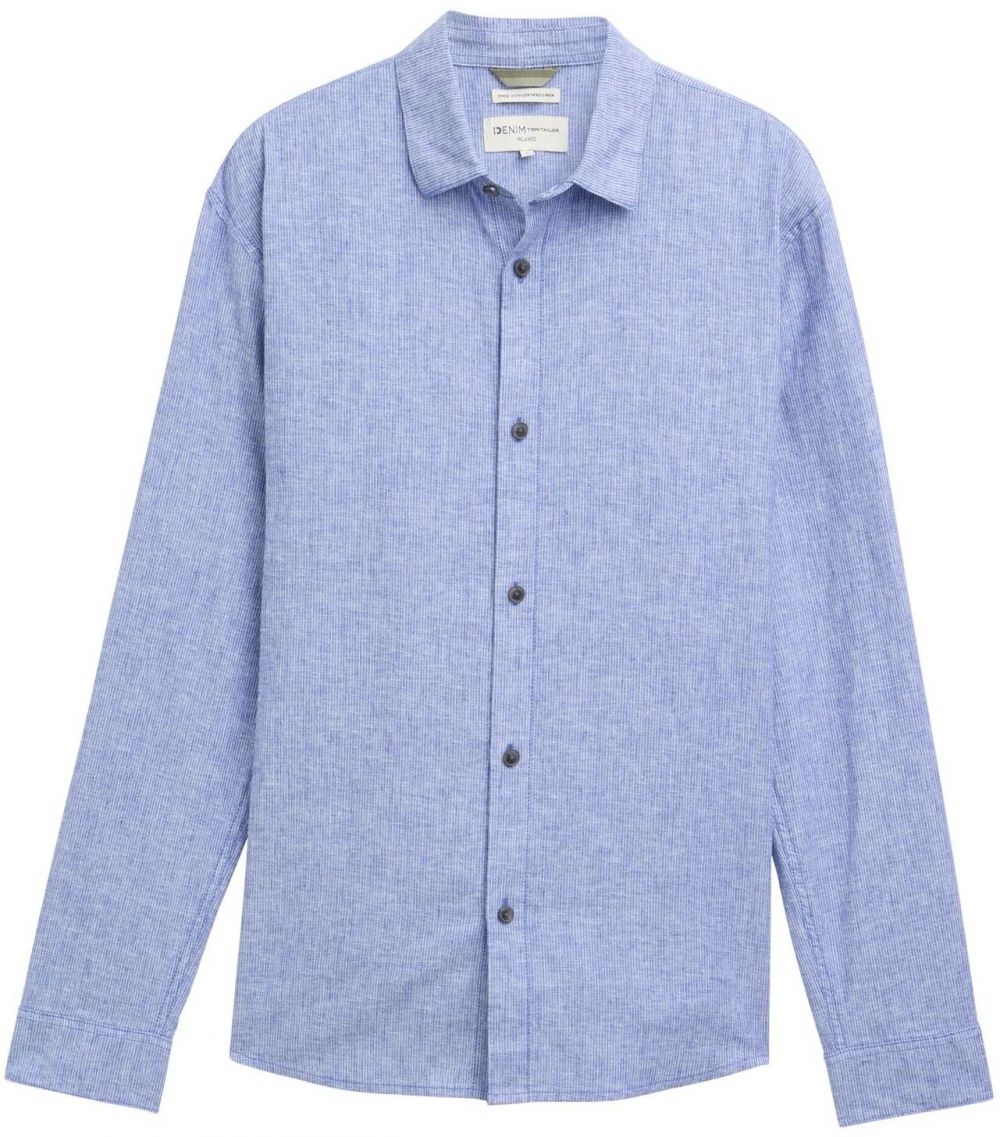 TOM TAILOR DENIM Košeľa  modrá