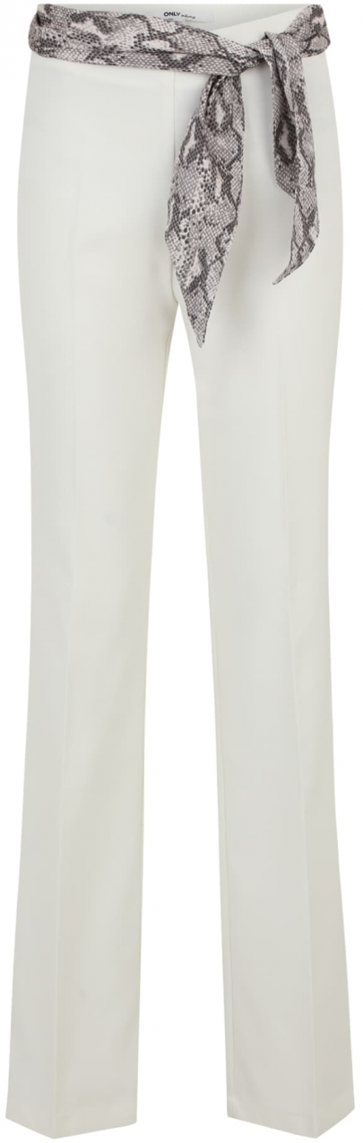 Only Tall Nohavice s pukmi 'ONLADORA'  biela