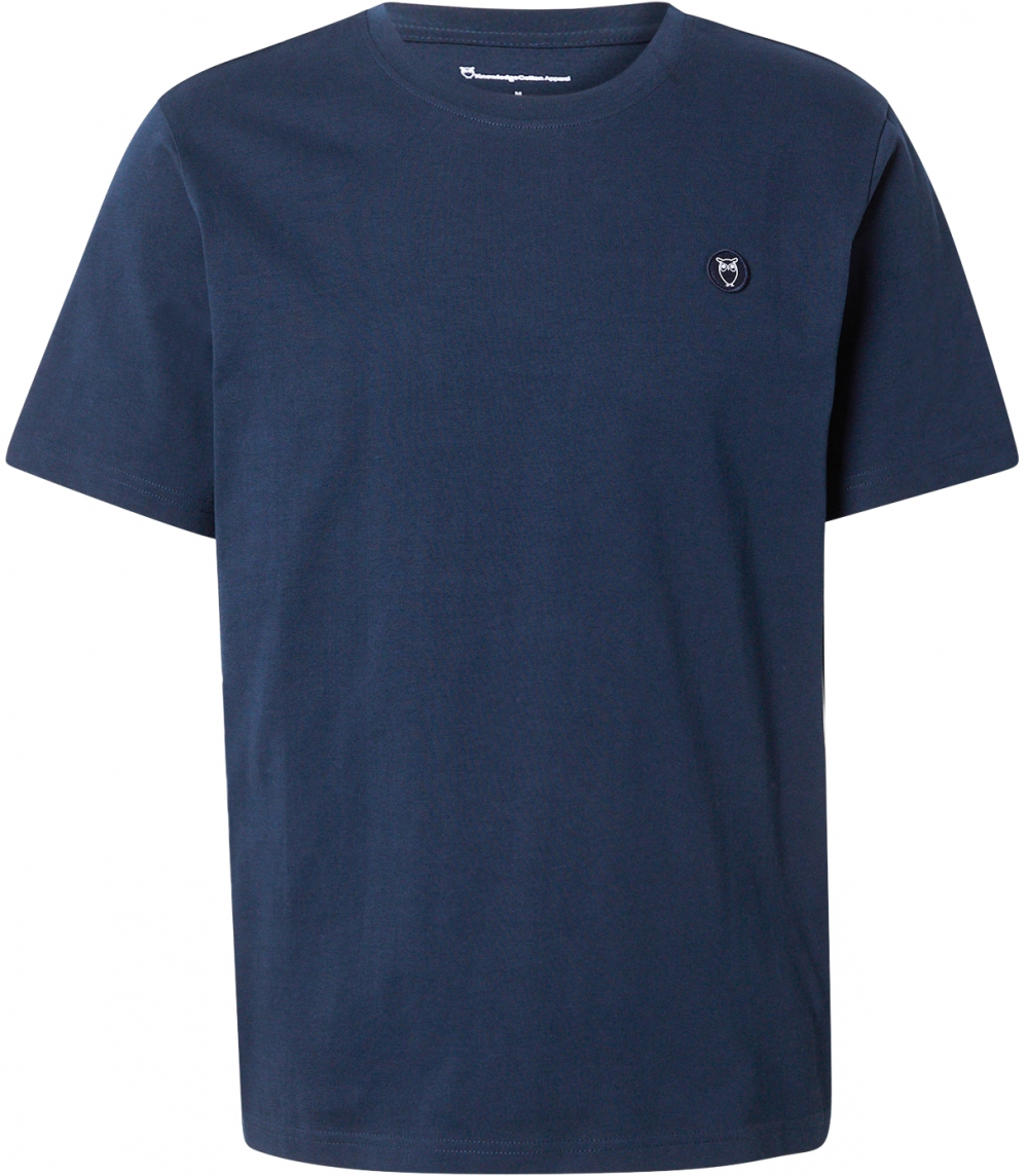 KnowledgeCotton Apparel Tričko 'Alder'  tmavomodrá