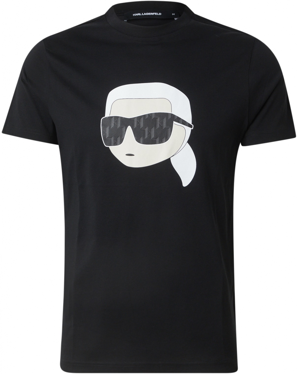 Karl Lagerfeld Tričko  čierna / biela