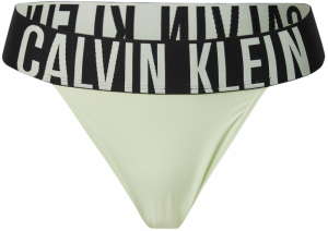 Calvin Klein Underwear Tangá  svetlozelená / čierna
