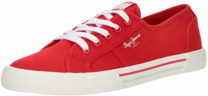 Pepe Jeans Nízke tenisky 'BRADY'  červená / biela