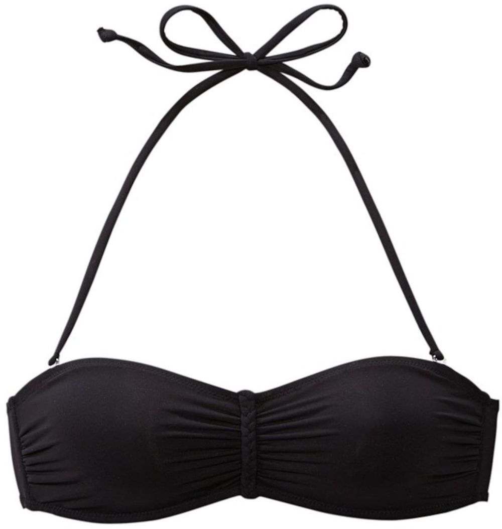 BUFFALO Bikinový top 'Happy'  čierna