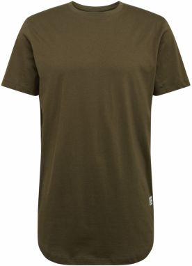 JACK & JONES Tričko 'JJENoa'  olivová