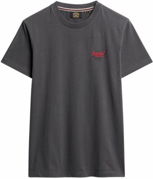 Superdry Tričko  tmavosivá