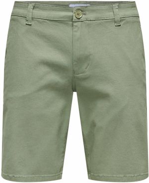 Only & Sons Chino nohavice 'ONSCAM'  olivová