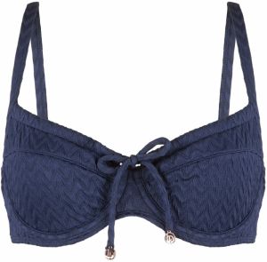 LingaDore Bikinový top  tmavomodrá