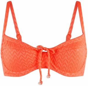 LingaDore Bikinový top  koralová / tmavooranžová