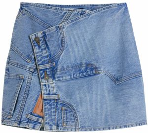 Desigual Sukňa  modrá denim
