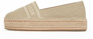 TOMMY HILFIGER Espadrilky  béžová / biela